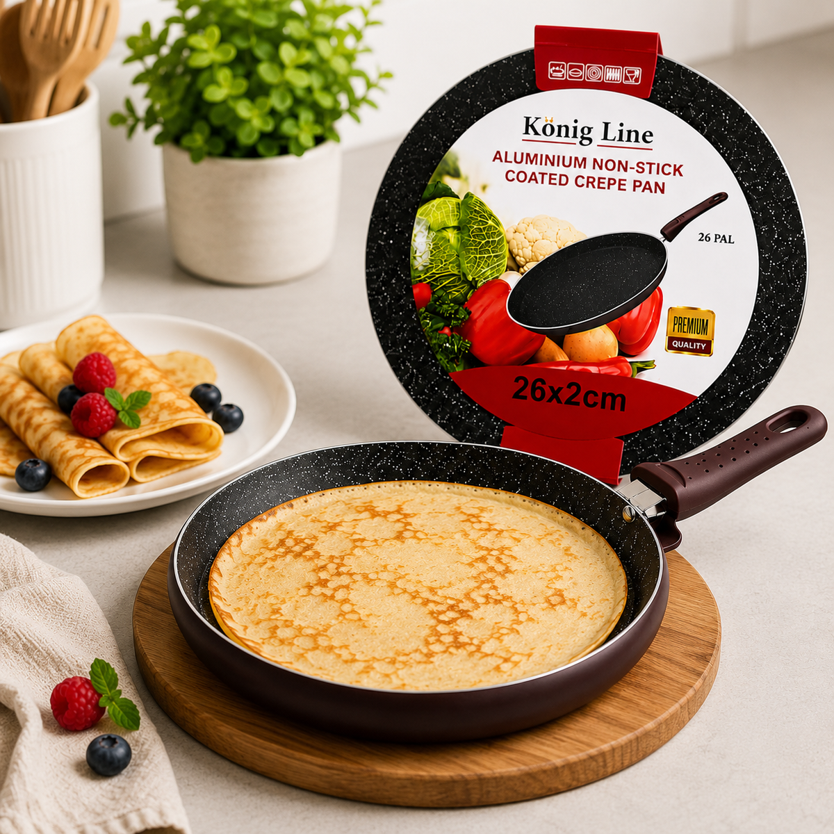 Granit tava za palačinke 26 cm (Non-stick)