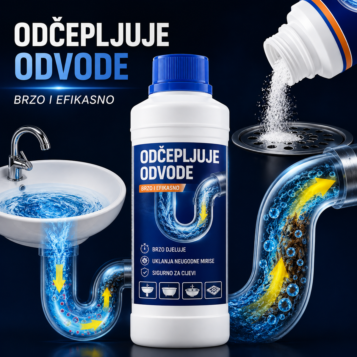 1+1 Odčepljivač odvoda 280g