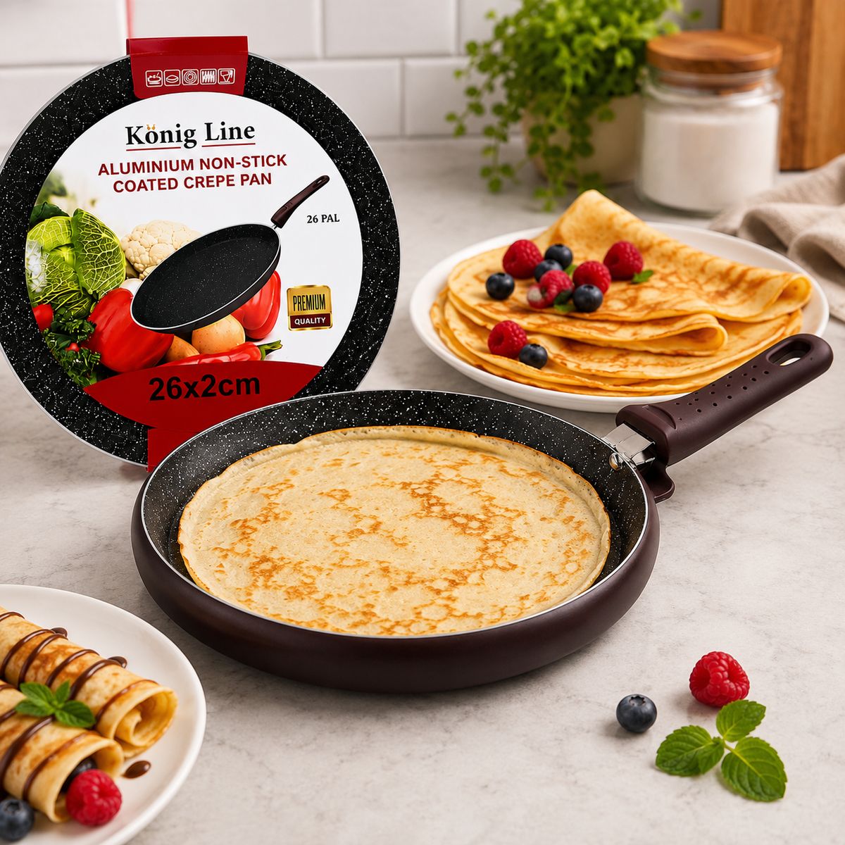 Granit tava za palačinke 26 cm (Non-stick)