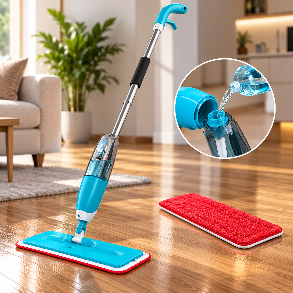 Spray Mop sa raspršivačem + mikrofiber krpom