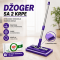 Mop / Džoger + 2 krpe + 50 maramica za mop