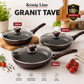Granit tava sa poklopcem 24 cm / 26 cm / 28 cm