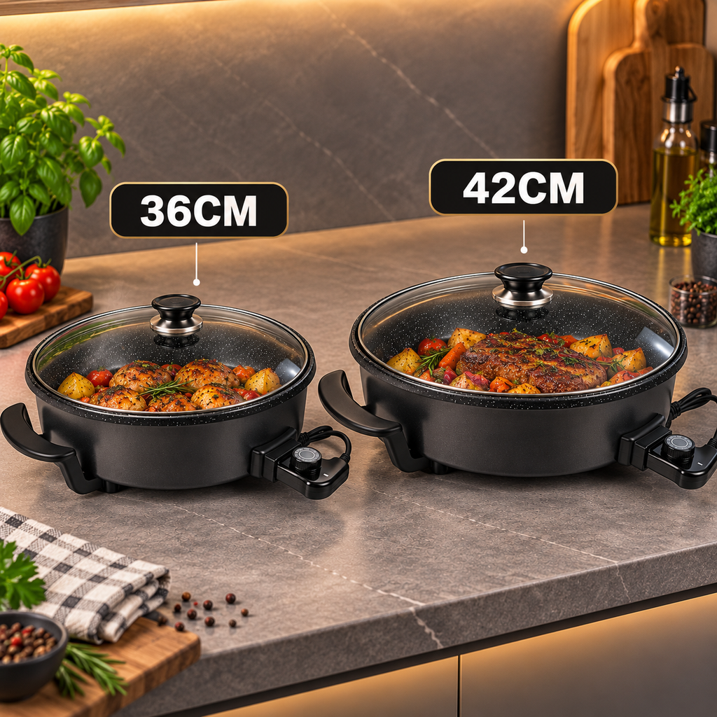 Električni granitni pizza pekač 36/42 cm