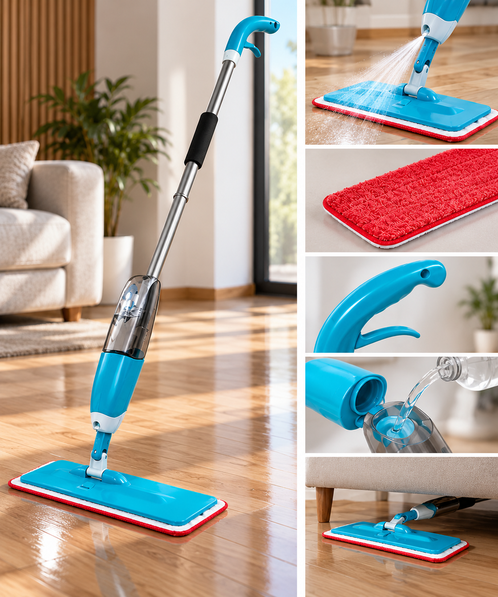 Spray Mop sa raspršivačem + mikrofiber krpom