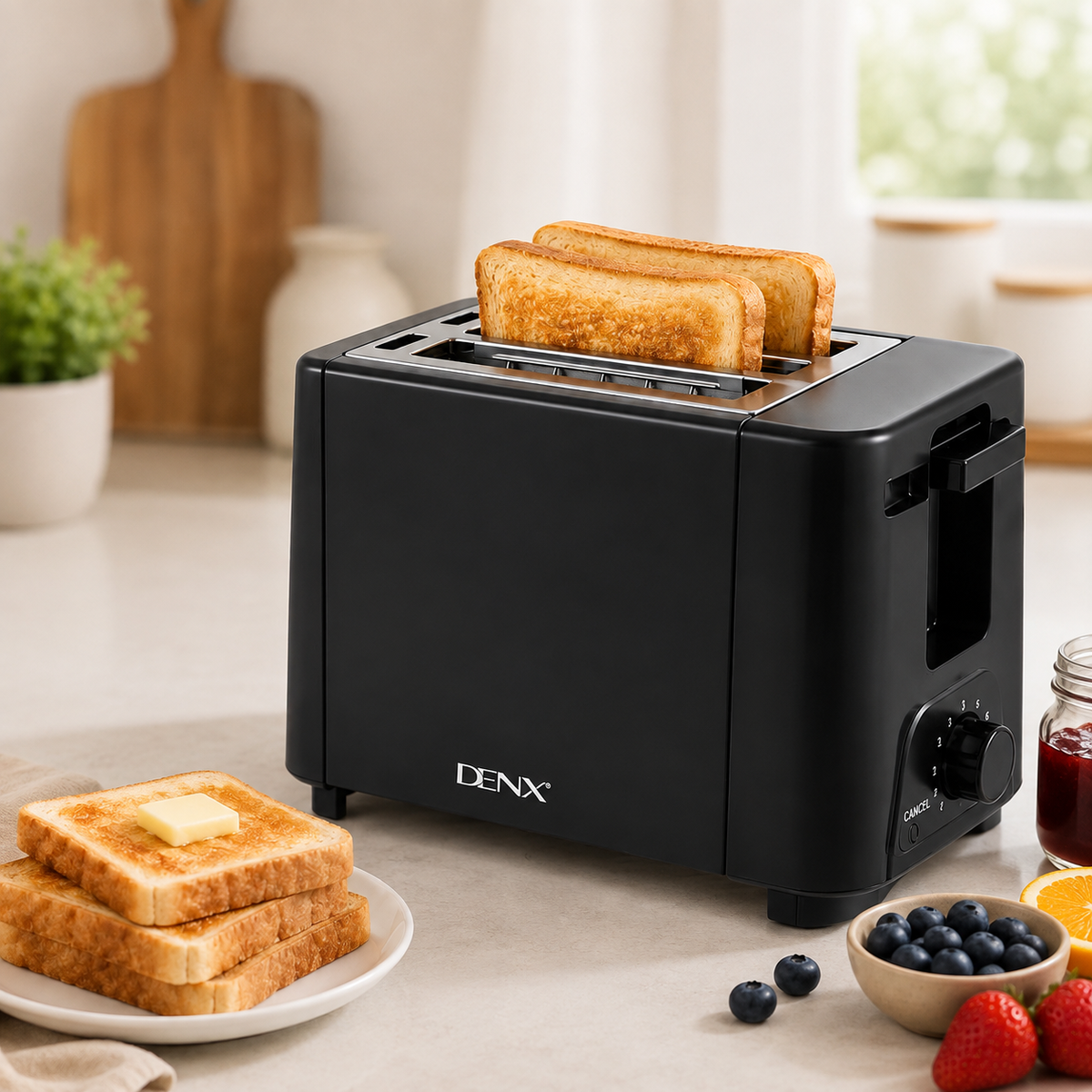 DENX toster 750W sa 2 široka otvora DX4401