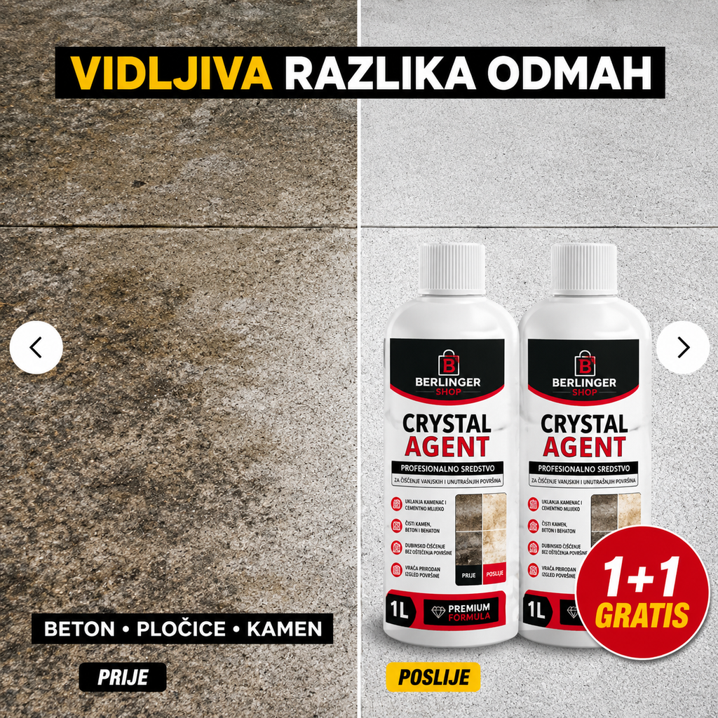 Crystal Agent 1000 ml (1+1 Gratis)