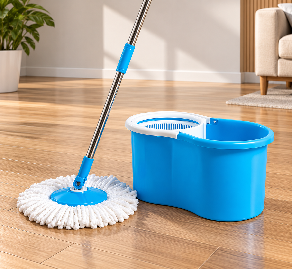 Rotirajući mop sa kantom 360°