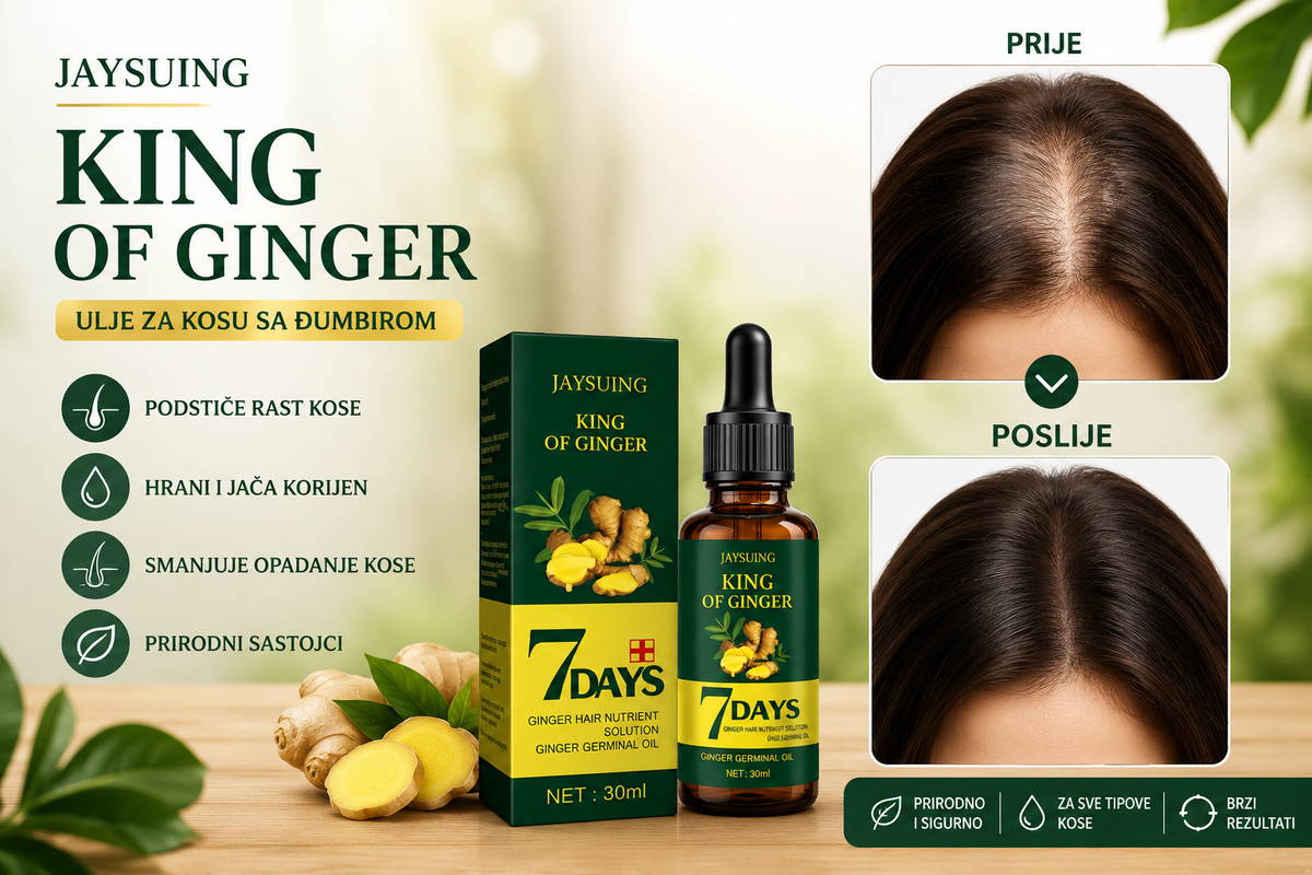 King of Ginger – ulje za kosu 30 ml
